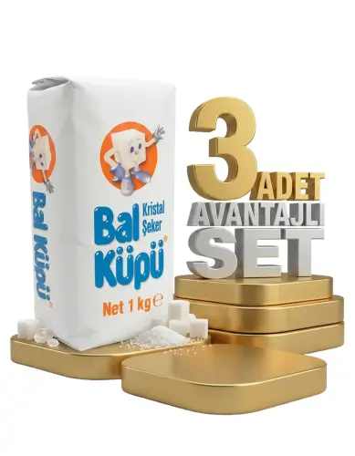Balküpü Toz Şeker 3x1 Kg - Balküpü
