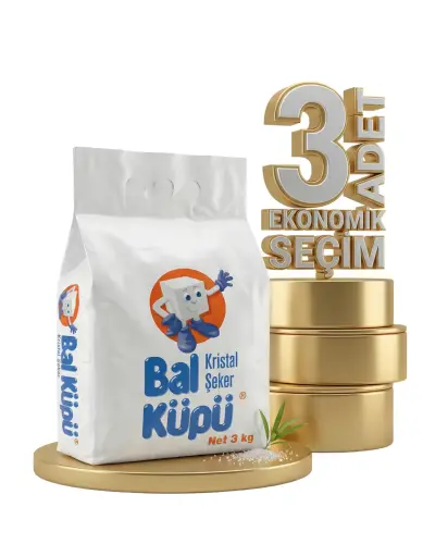 Balküpü Toz Şeker 3x3 Kg - Balküpü