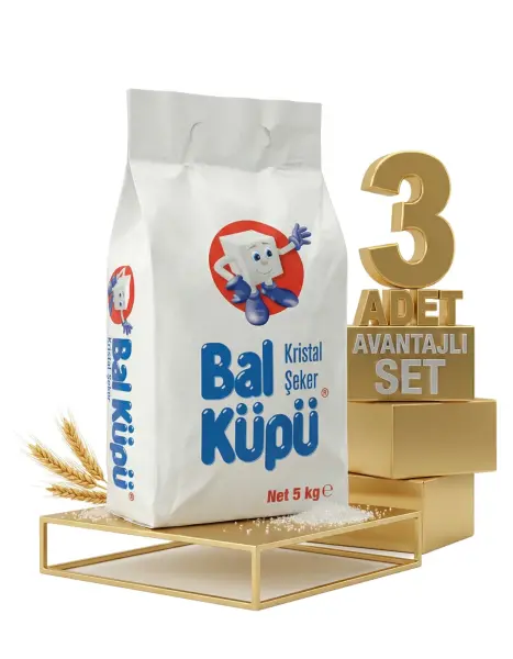 Balküpü Toz Şeker 3x5 Kg - 1