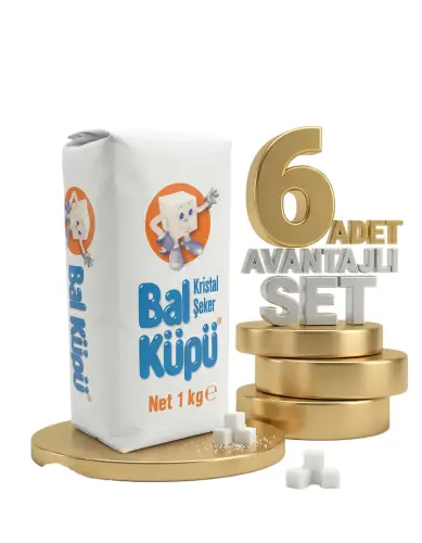 Balküpü Toz Şeker 6x1 Kg - Balküpü