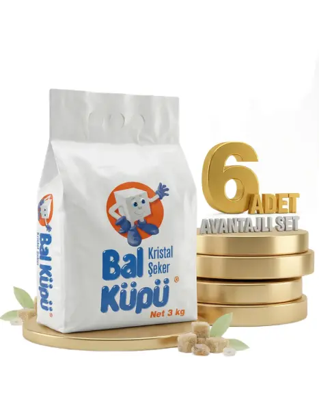 Balküpü Toz Şeker 6x3 Kg - 1