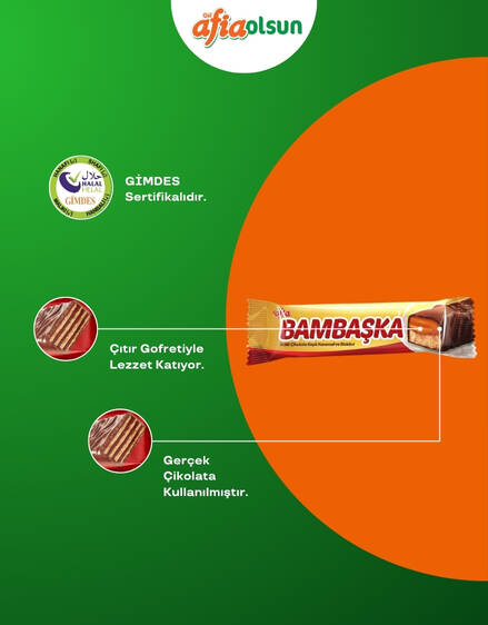 Bambaşka Karamelli Bisküvi 40 Gr - 2