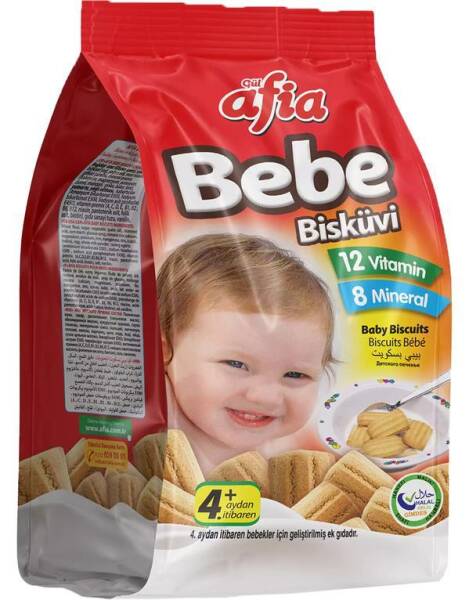 Afia Bebe Bisküvisi Vitamin Katkılı 150 Gr - 1