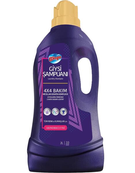 Bingo Giysi Şampuanı Carındırıcı Etki 2 Lt - 1