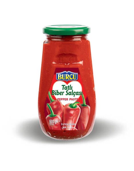 Burcu Tatlı Biber Salçası Kavanoz 600 Gr - 1