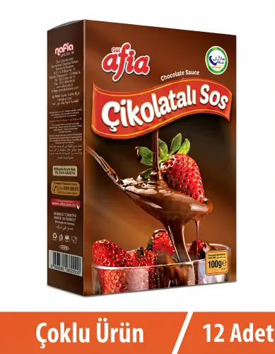 Afia Çikolatalı Sos 12x100 Gr - 1
