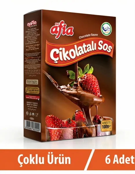 Afia Çikolatalı Sos 6x100 Gr - 1