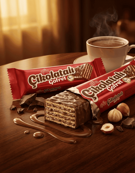 Afia Çikolatalı Sütlü Gofret 35 Gr - 6