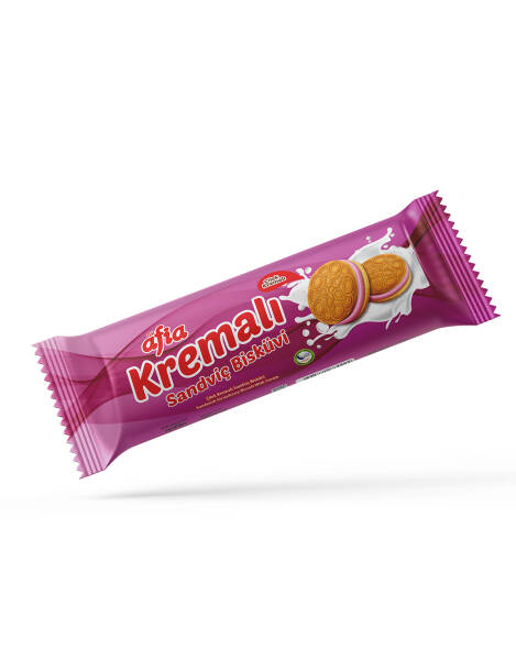 Çilek Kremalı Sandviç Bisküvi 60 Gr - 1