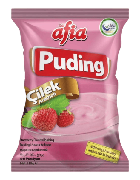 Afia Çilekli Puding 115 Gr - 1