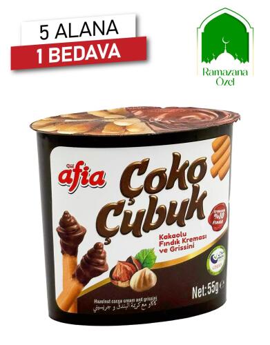 Afia Çoko Çubuk 55 Gr 5 Alana 1 Bedava - 1