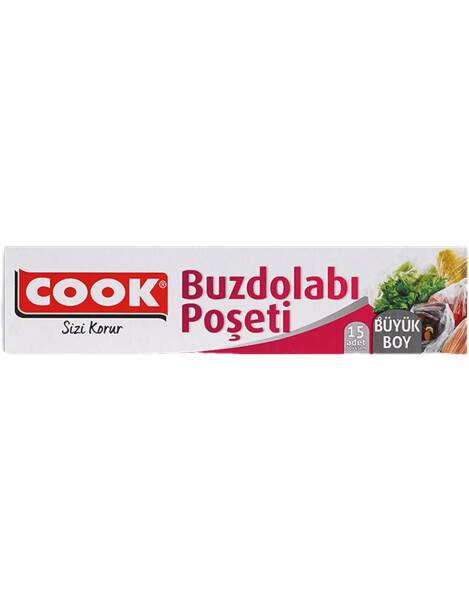 Cook Büyük Boy Buzdolabı Poşeti 30x45 Cm - 1