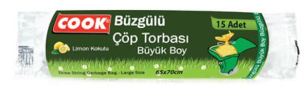 Cook Büyük Boy Büzgülü Limonlu 10x25 Cm - 1