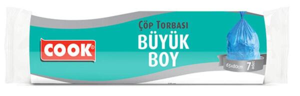 Cook Büyük Boy Çöp Poşeti 65X80 Cm - 1