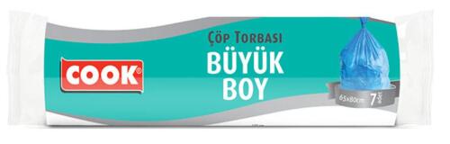 Cook Büyük Boy Çöp Poşeti 65X80 Cm - Cook