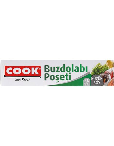 Cook Küçük Boy Buzdolabı Poşeti 20x30 Cm - 1
