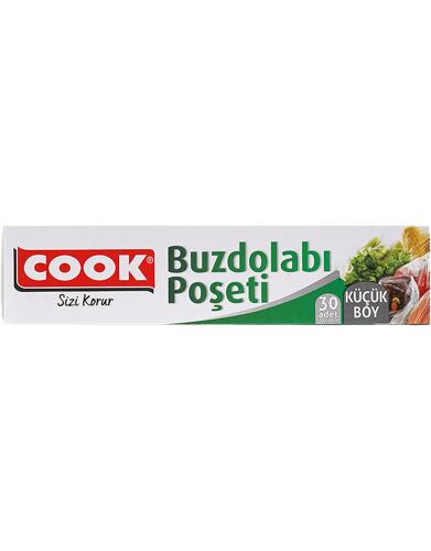 Cook Küçük Boy Buzdolabı Poşeti 20x30 Cm - 1