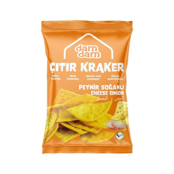 Damdam Peynir Soğan Çıtır Kraker 100 Gr - 1