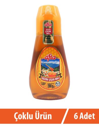 Afia Damla Tüp Süzme Çiçek Bal 6x280 Gr - 1