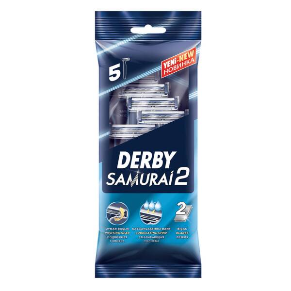 Derby 2 Bıçaklı Samurai Traş Bıçağı 5li - 1