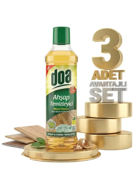 Doa Ahşap Temizleyicisi 3x1000 Ml - 1