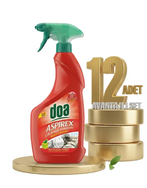 Doa Aspirex Çok Amaçlı Genel Temizleyici 12x750 Ml - 1