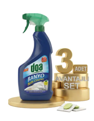 Doa Banyo Temizleyici 3x750 Ml - DOA