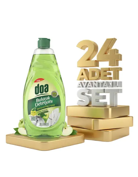 Doa Bulaşık Deterjanı Elma 24x750 Ml - 1