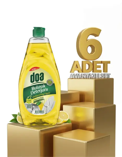 Doa Bulaşık Deterjanı Limon 6x750 Ml - 1