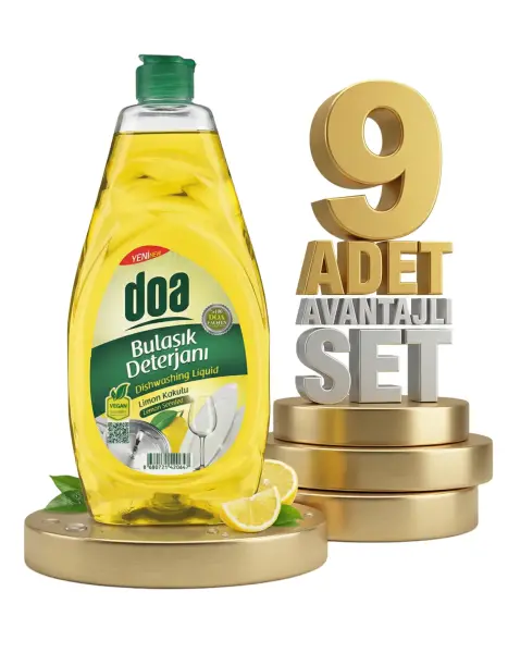 Doa Bulaşık Deterjanı Limon 9x750 Ml - 1