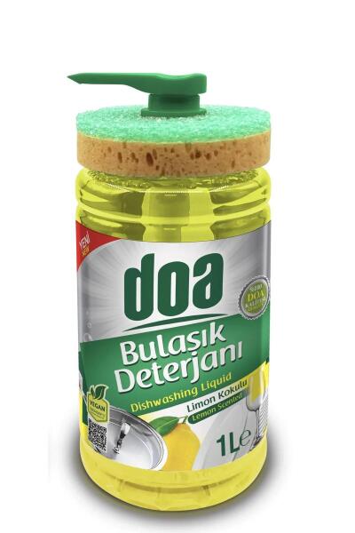 Doa Bulaşık Deterjanı Limon Süngerli 1000 Ml - 1