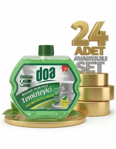 Doa Bulaşık Makine Temizleyici 24x250 Ml - 1