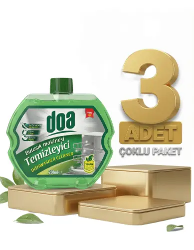 Doa Bulaşık Makine Temizleyici 3x250 Ml - DOA