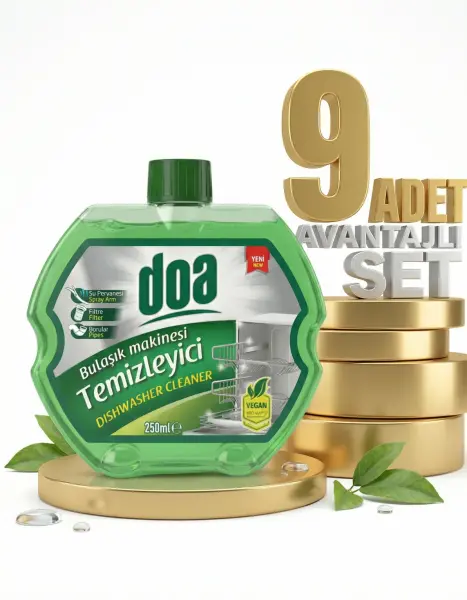 Doa Bulaşık Makine Temizleyici 9x250 Ml - 1