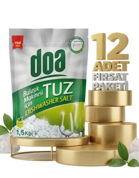 Doa Bulaşık Makine Tuzu Doypack 12x1,5 Kg - 1