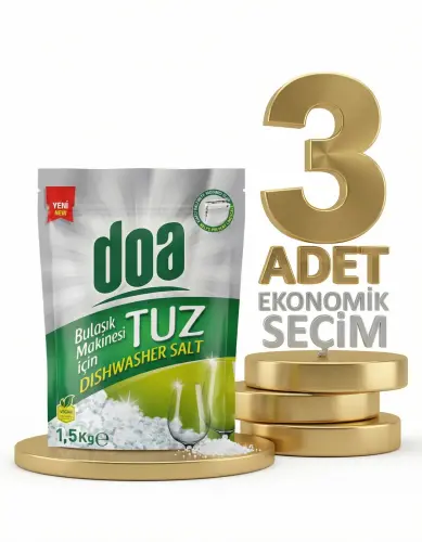 Doa Bulaşık Makine Tuzu Doypack 3x1,5 Kg - DOA