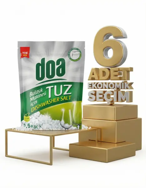 Doa Bulaşık Makine Tuzu Doypack 6x1,5 Kg - 1