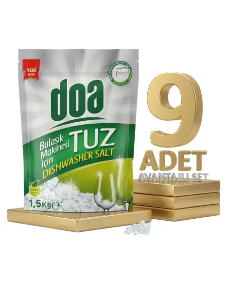 Doa Bulaşık Makine Tuzu Doypack 9x1,5 Kg - 1