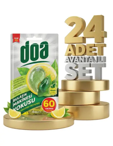 Doa Bulaşık Makinesi Kokusu 60 Yıkama 24x6 Ml - DOA