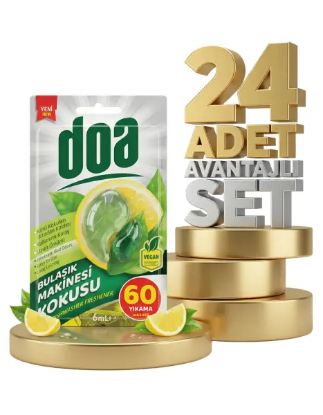 Doa Bulaşık Makinesi Kokusu 60 Yıkama 24x6 Ml - 1