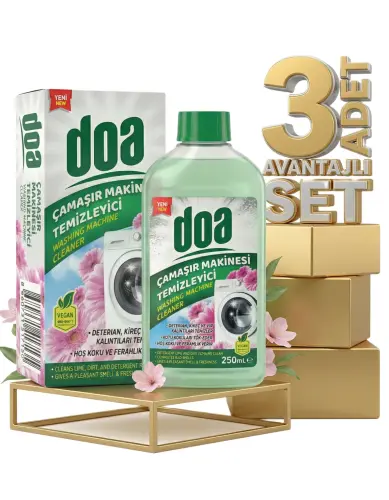 Doa Çamaşır Makinesi Temizleyicisi 3x250 Ml - DOA