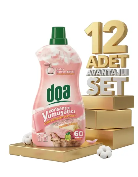 Doa Konsatre Yumuşatıcı Pudra Kokulu 12x1500 Ml - 1