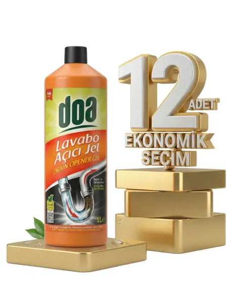 Doa Lavabo Açıcı Jel 12x1000 Ml - 1