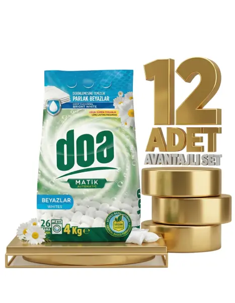 Doa Matik Deterjan Beyazlar 12x4 Kg - 1