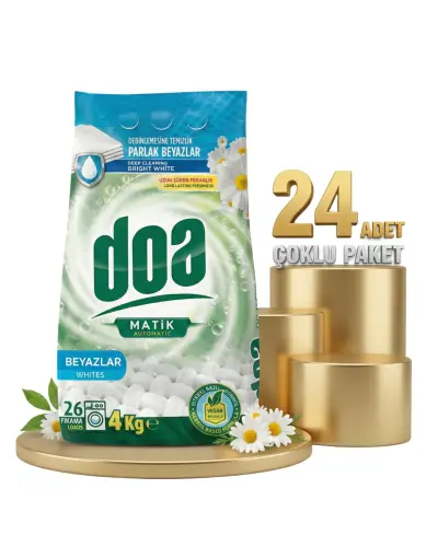 Doa Matik Deterjan Beyazlar 24x4 Kg - DOA