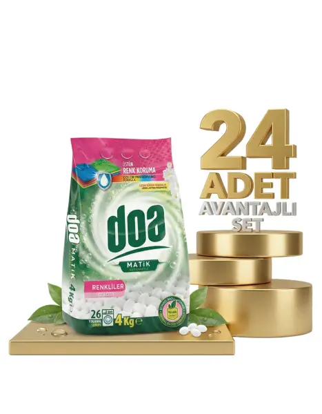 Doa Matik Deterjan Renkliler 24x4 Kg - 1