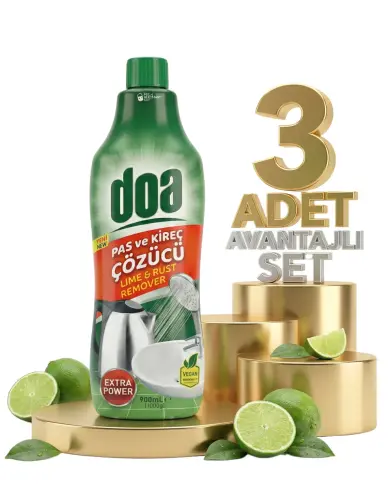 Doa Pas Ve Kireç Çözücü 3x900 Ml - DOA