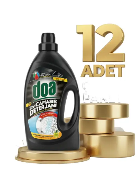 Doa Sıvı Çamaşır Detarjanı Siyah Ve Koyular 12x2700 Ml - 1