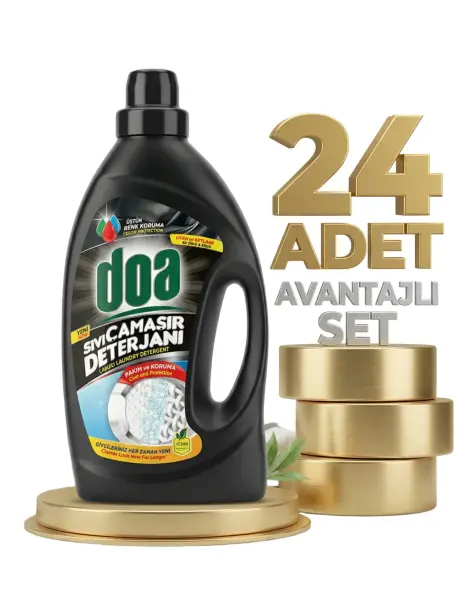 Doa Sıvı Çamaşır Detarjanı Siyah Ve Koyular 24x2700 Ml - 1
