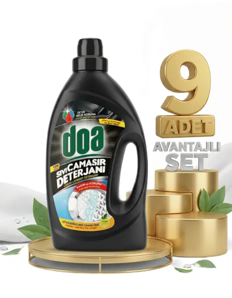 Doa Sıvı Çamaşır Detarjanı Siyah Ve Koyular 9x2700 Ml - 1